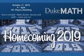 Math Alumni Reception 2019 Math Alumni Reception 2019